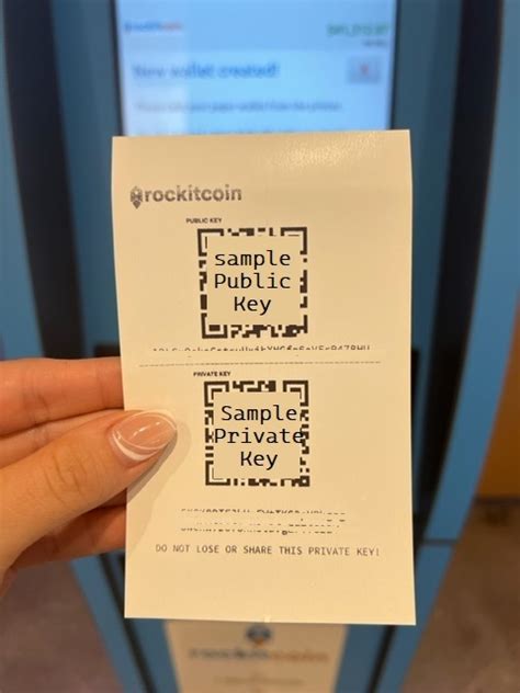 Bitcoin: ATM paper wallet mistake