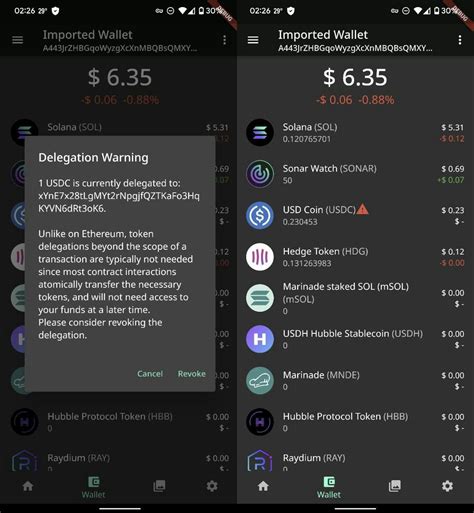 Solana: Wallet tracking problems